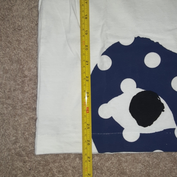MEN'S COMME DES GARCONS PLAY - HALF POLKA DOT TSHIRT - Picture 6 of 8